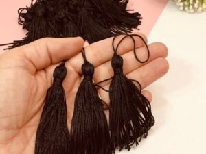 Franja Pingente - Preto - 10unid