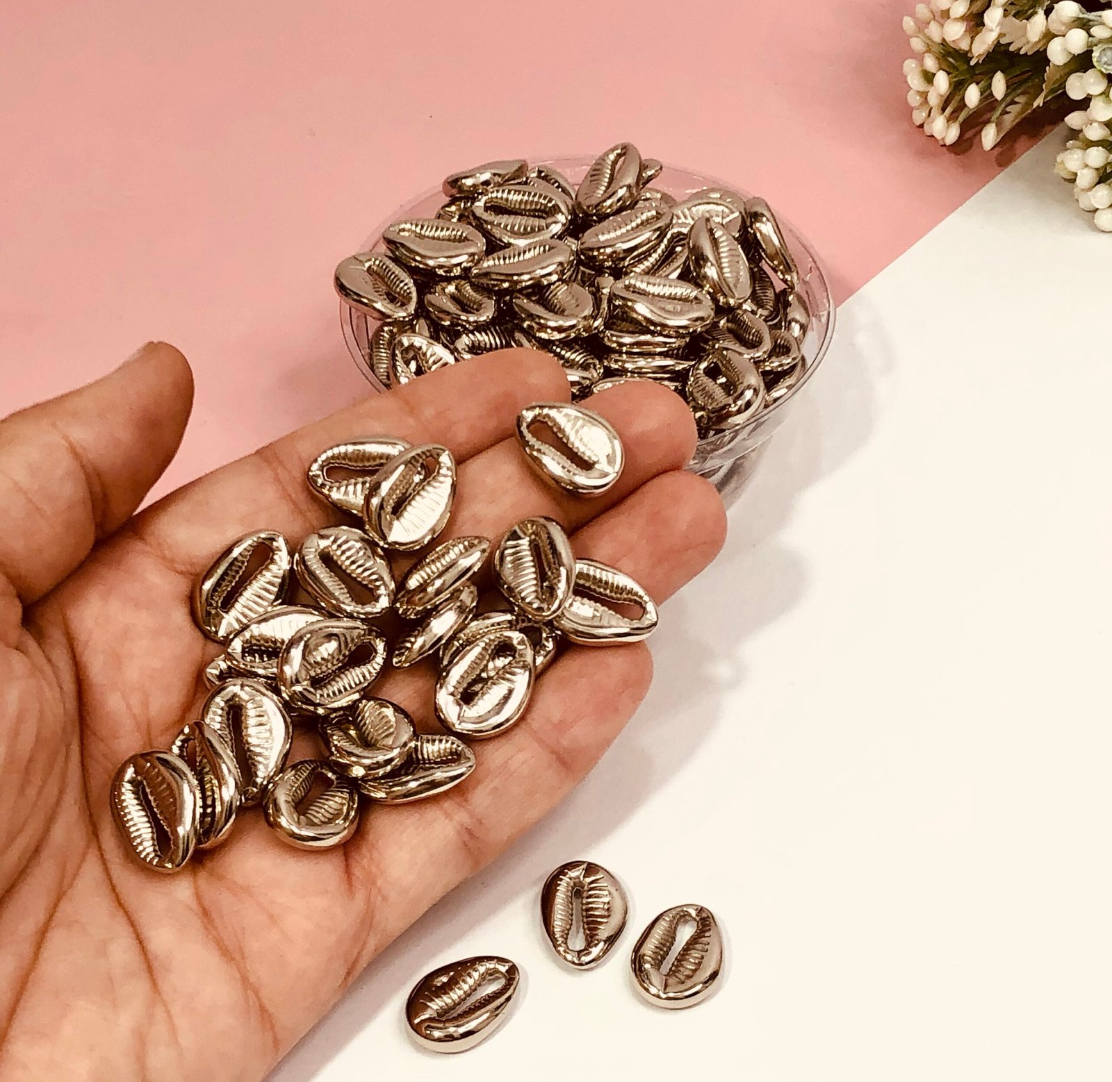 Búzios ABS Prateado (20g)