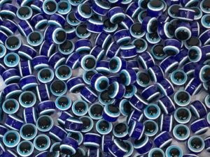 Vidro - 6mm - Olho Grego - 50 unid.