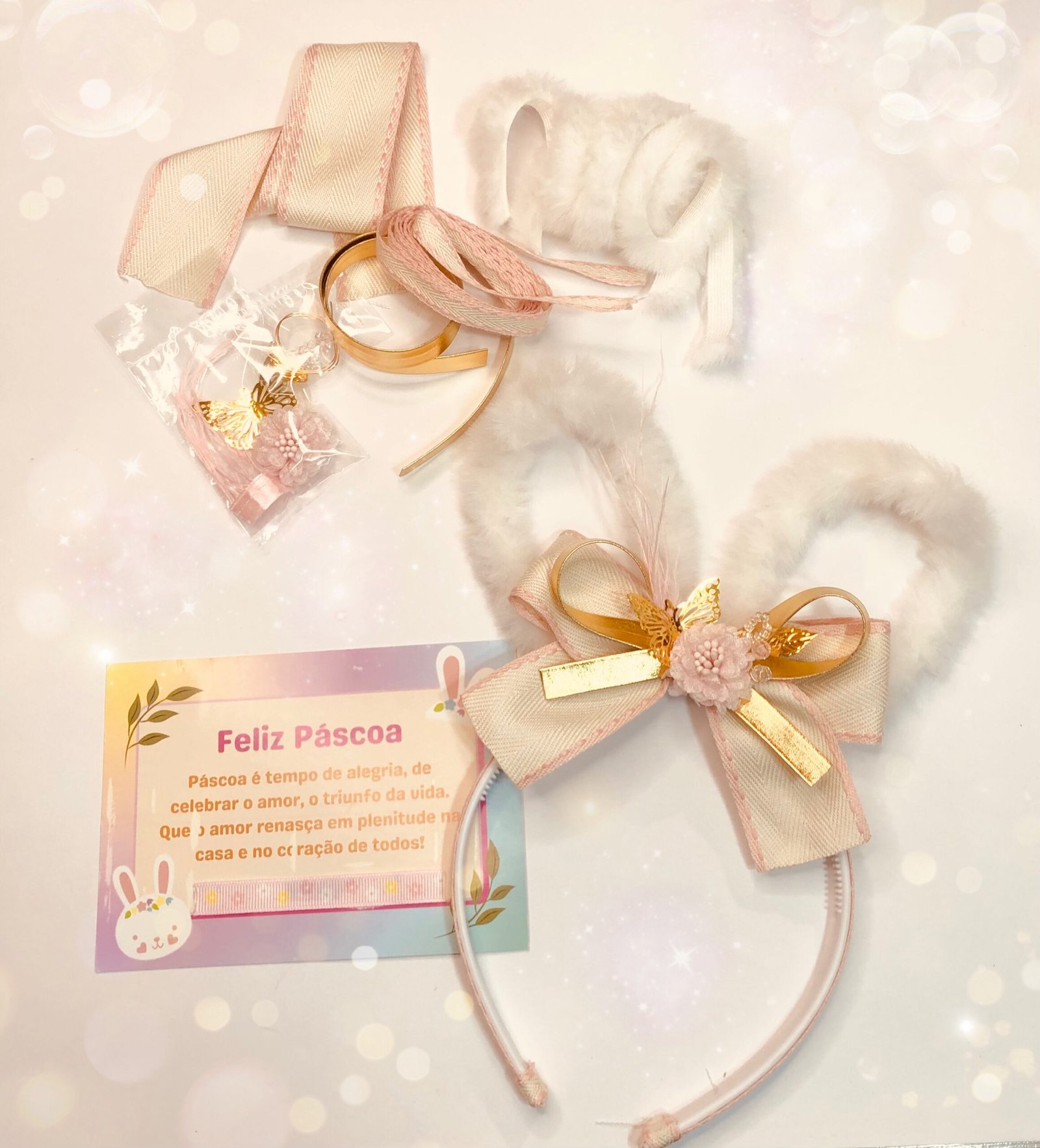 Kit Páscoa Real 
Box -Uma tiara