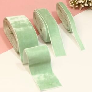 Fita Veludo 
Cor#Verde menta