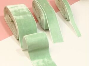 Fita Veludo 
Cor#Verde menta