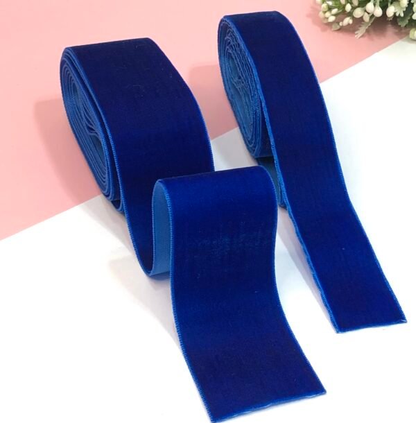 Fita Veludo - Azul Royal -02mts