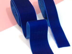 Fita Veludo - Azul Royal -02mts