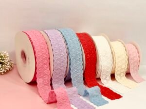 Fita Renda Algodão-Lese 38mm-02mts