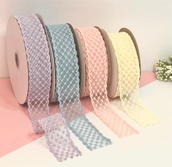 Fita Organza Bordada
35mm-02mtrs
