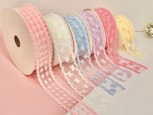 Fita Organza Bordado - 38mm-02mts