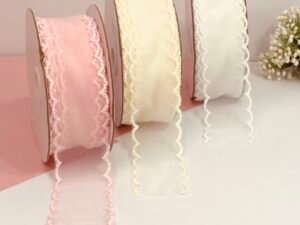 Fita Organza-Borda- 38mm -02mtrs