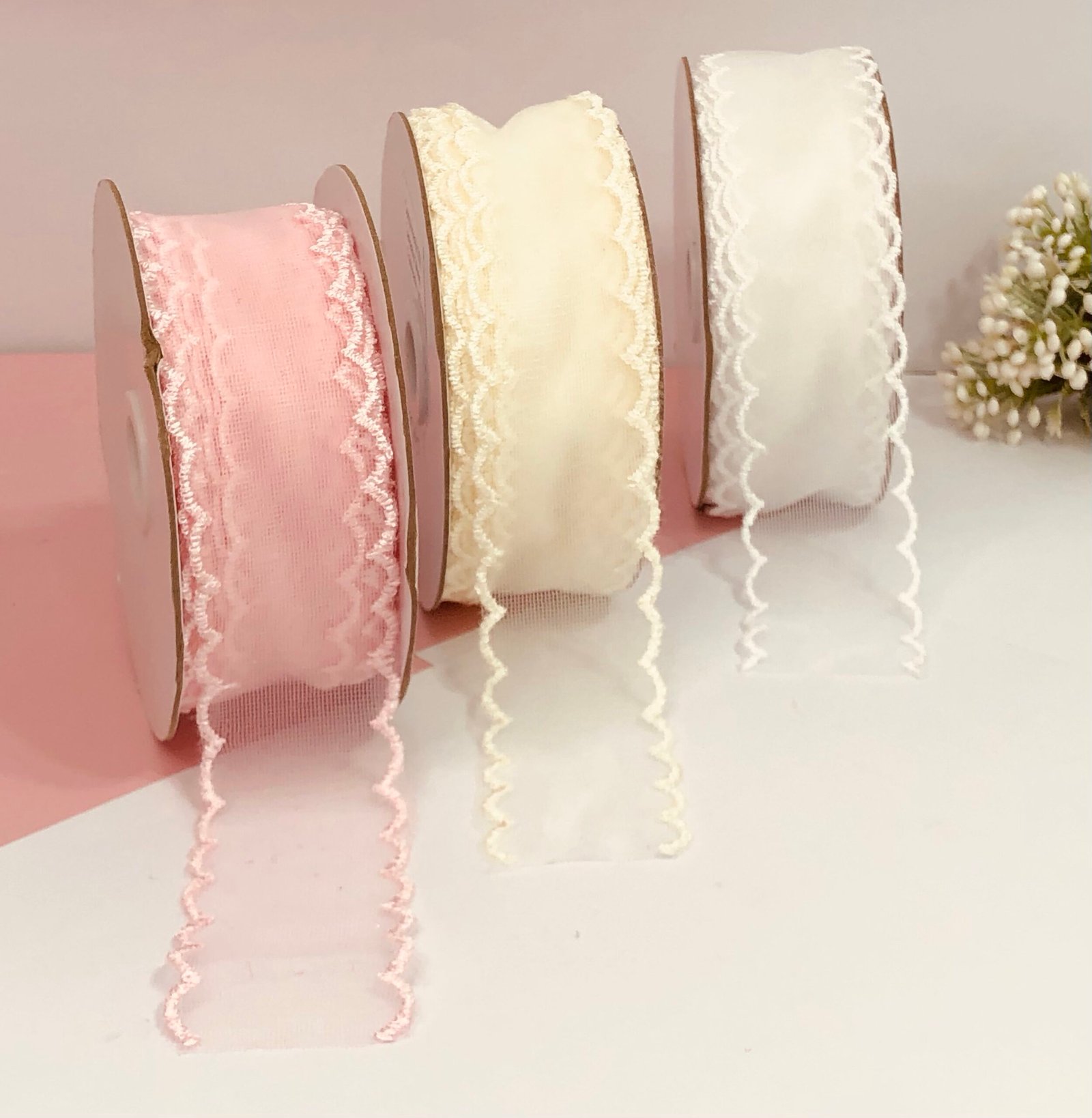 Fita Organza 
Borda
02mtrs