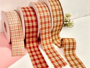 Fita Linho Xadrez -38mm -02mts