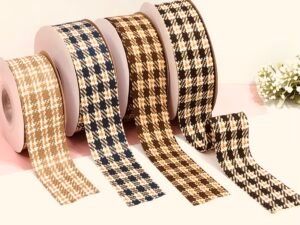 Fita Linho Xadrez-38mm- 02mtrs