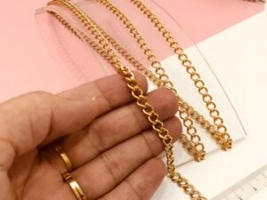 Corrente Alongadora - Dourado - 01mt - 1,5mm