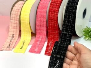 Fita Linho com Brilho -38mm-02mtrs