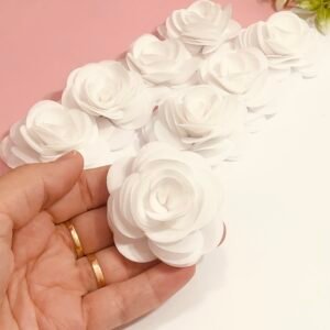 Flor organza-Branca-07cm
02unid