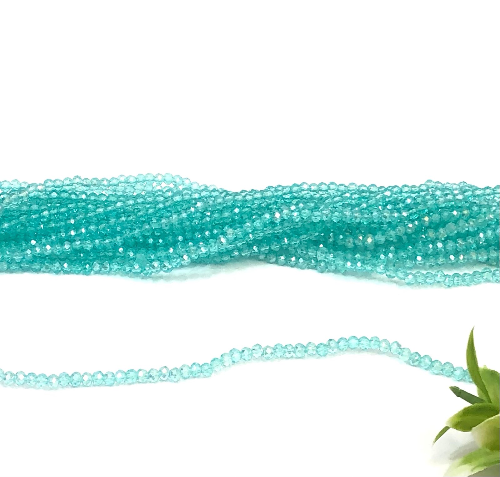 Fio Cristal-03mm-Azul claro irizado