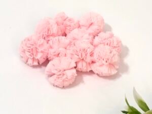 Pompom - Malha Rosa Bebê - 2,5cm - 10unid