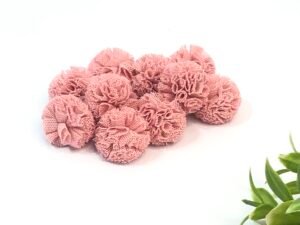 Pompom - Malha Rose - 2,5cm - 10unid