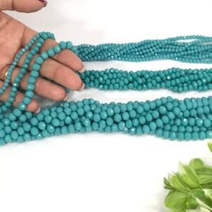 Fio Cristal - Azul Turquesa Leitoso 864