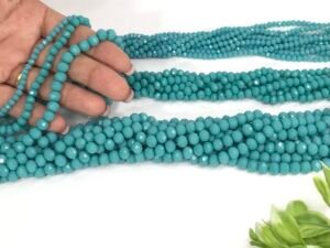 Fio Cristal - Azul Turquesa Leitoso 864