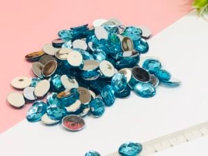 Pedraria Azul bebê -10x14 
15gramas -aprx 47unid