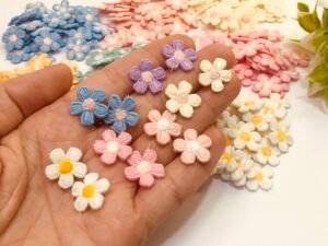 Aplique Florzinha Linha (Bordada) - 12unid - Sortidas