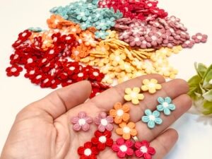 Aplique Florzinha Linha (Bordada) - 12unid