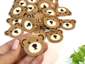 Aplique Urso Bordado (1Unidade)