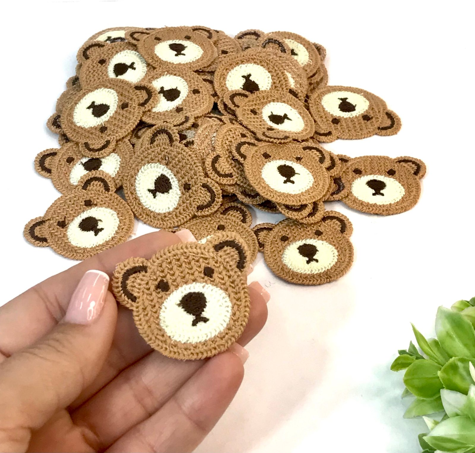 Aplique Urso Bordado (1Unidade)