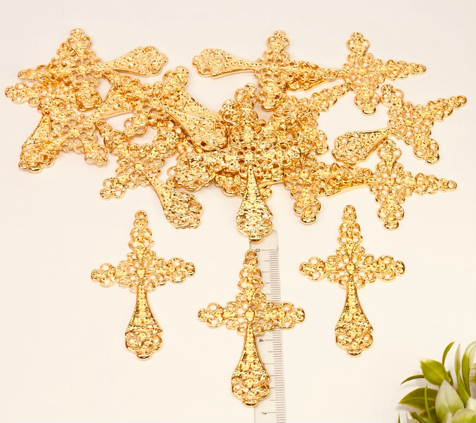 Cruz - Encaixe Strass - 4,5x6,5 - 01unid