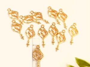 Pingente Terço Nossa Senhora -1,5x3,5 - 04unid