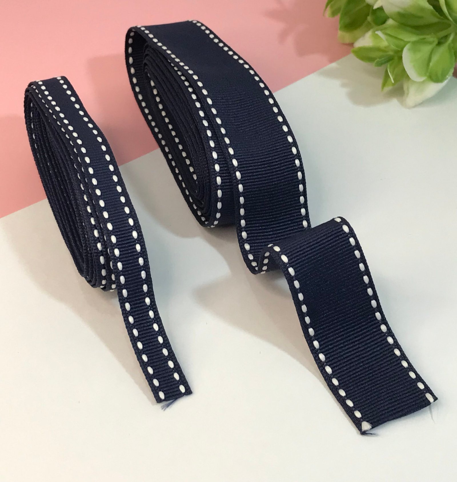 Fita Pesponto - Azul Montana -02mtrs