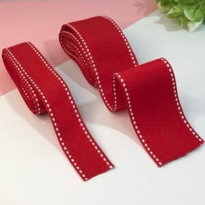 Fita Pesponto - Vermelho- 02mtrs