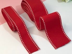 Fita Pesponto - Vermelho- 02mtrs