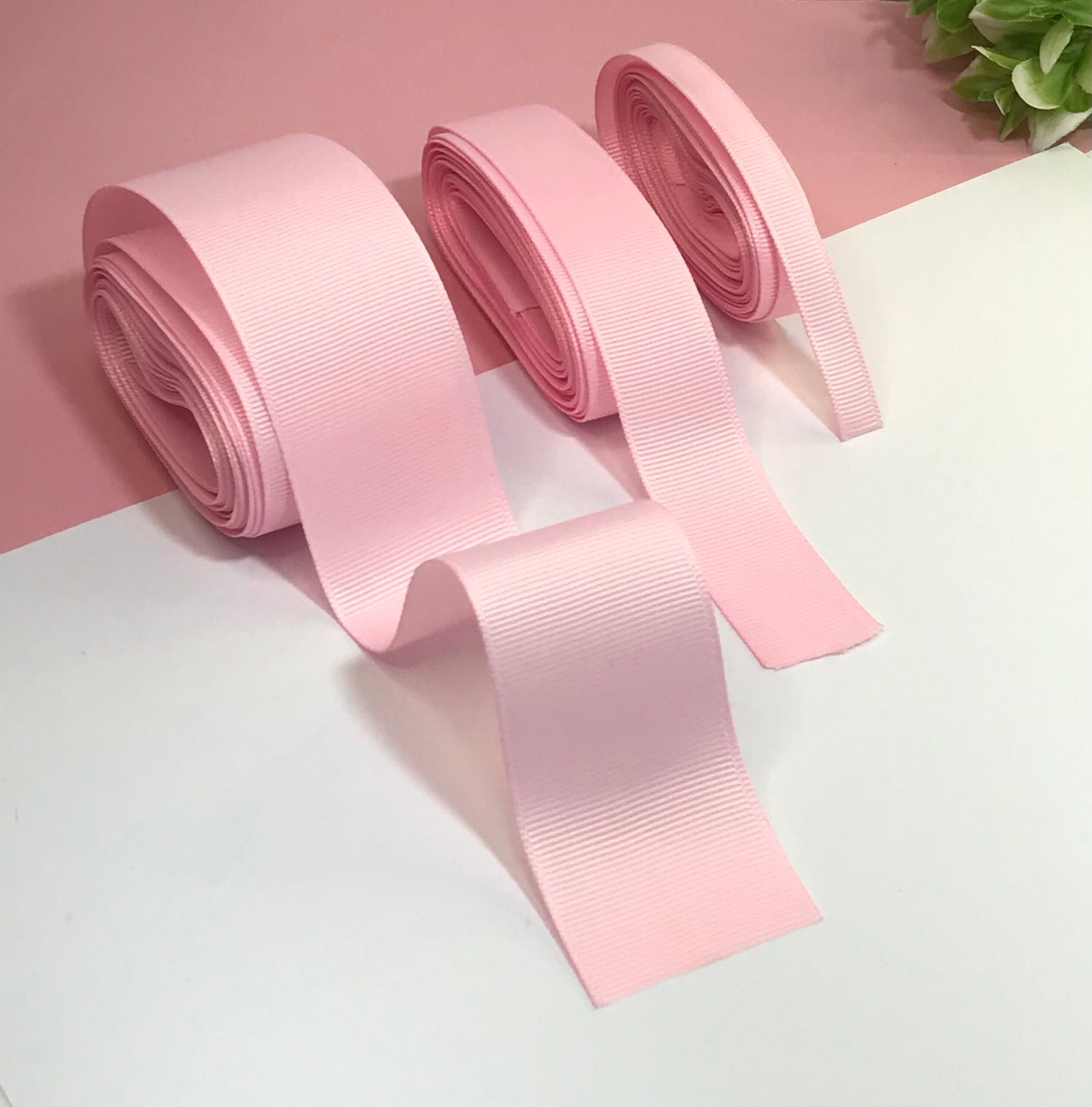 Fita Yama Gorgurão - Rosa - Cor -123 - 05mtrs