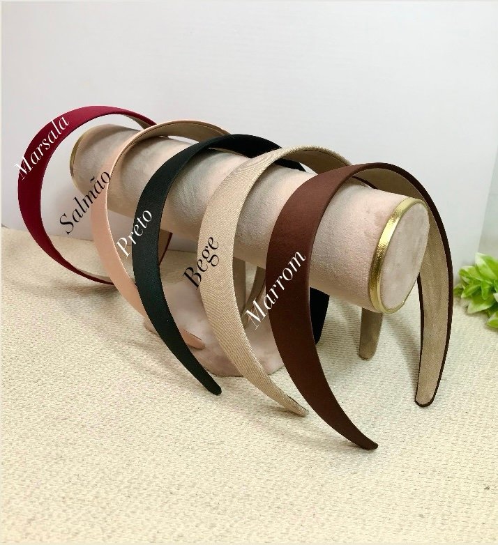 Tiara de Cetim - 02cm - 01unid