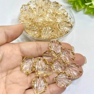 Pétala acrílica - 17x19mm - 10unid