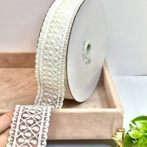Fita Renda - Branco - 38mm -02mtr