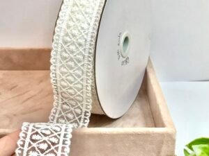 Fita Renda - Branco - 38mm -02mtr