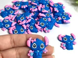 Aplique Emborrachado - Stitch - 04unid