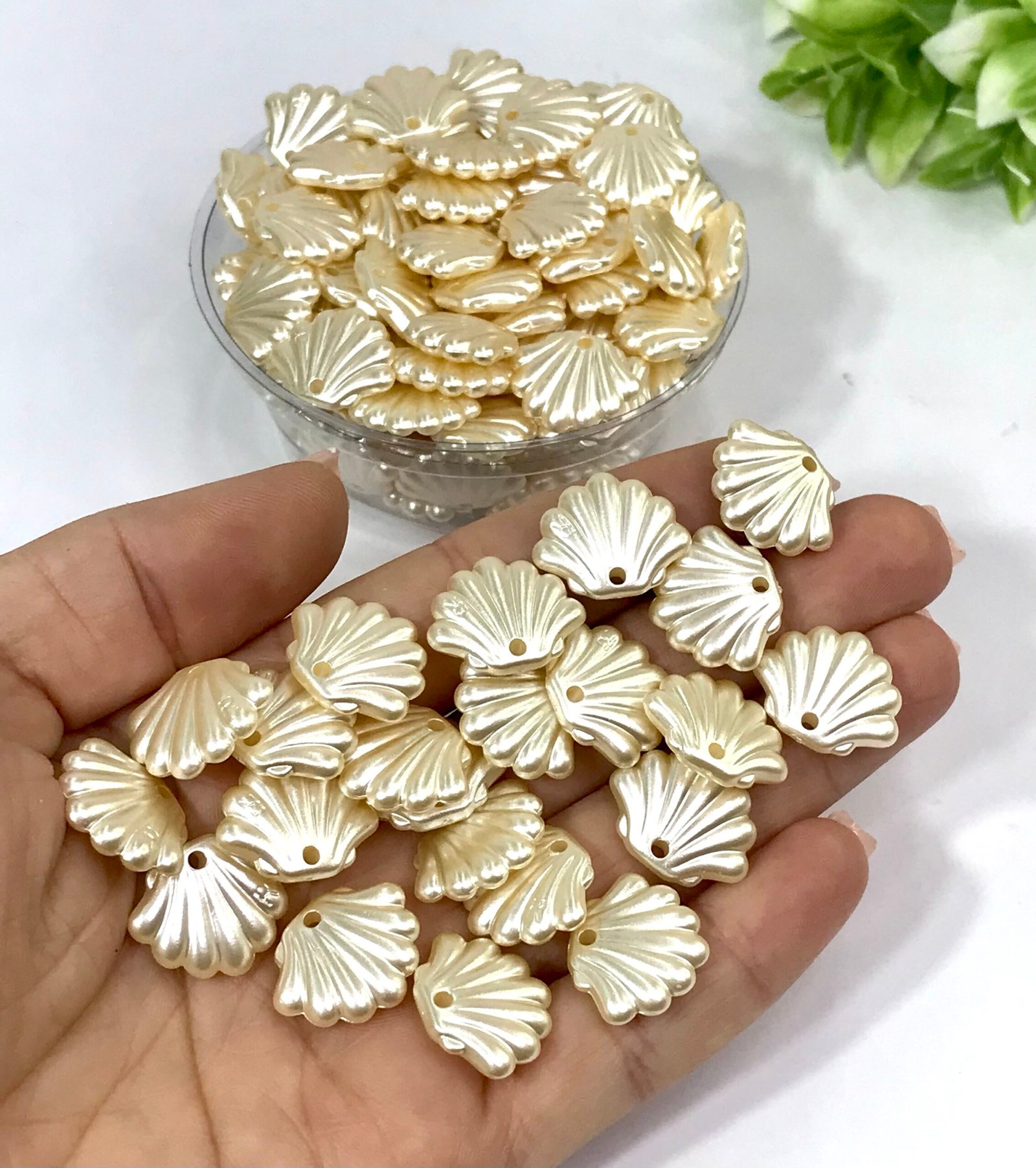 Imitação Pérola água doce -15unid