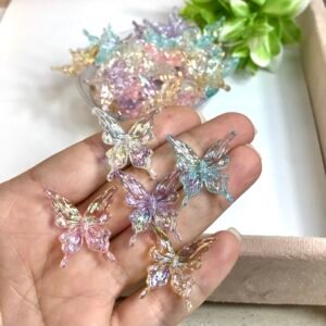 Borboleta Acrílica - Multicor 24x26 - 04unid - Sortidas