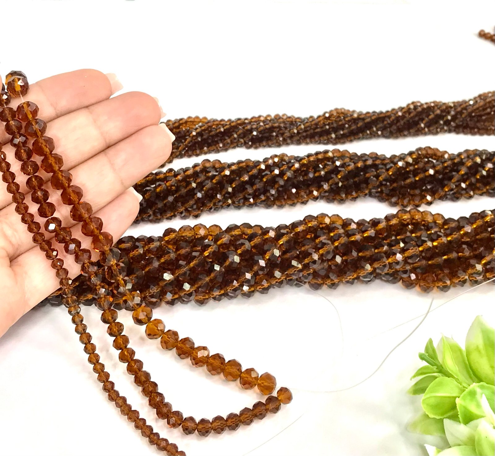 Fio Cristal - Marrom Transparente 815