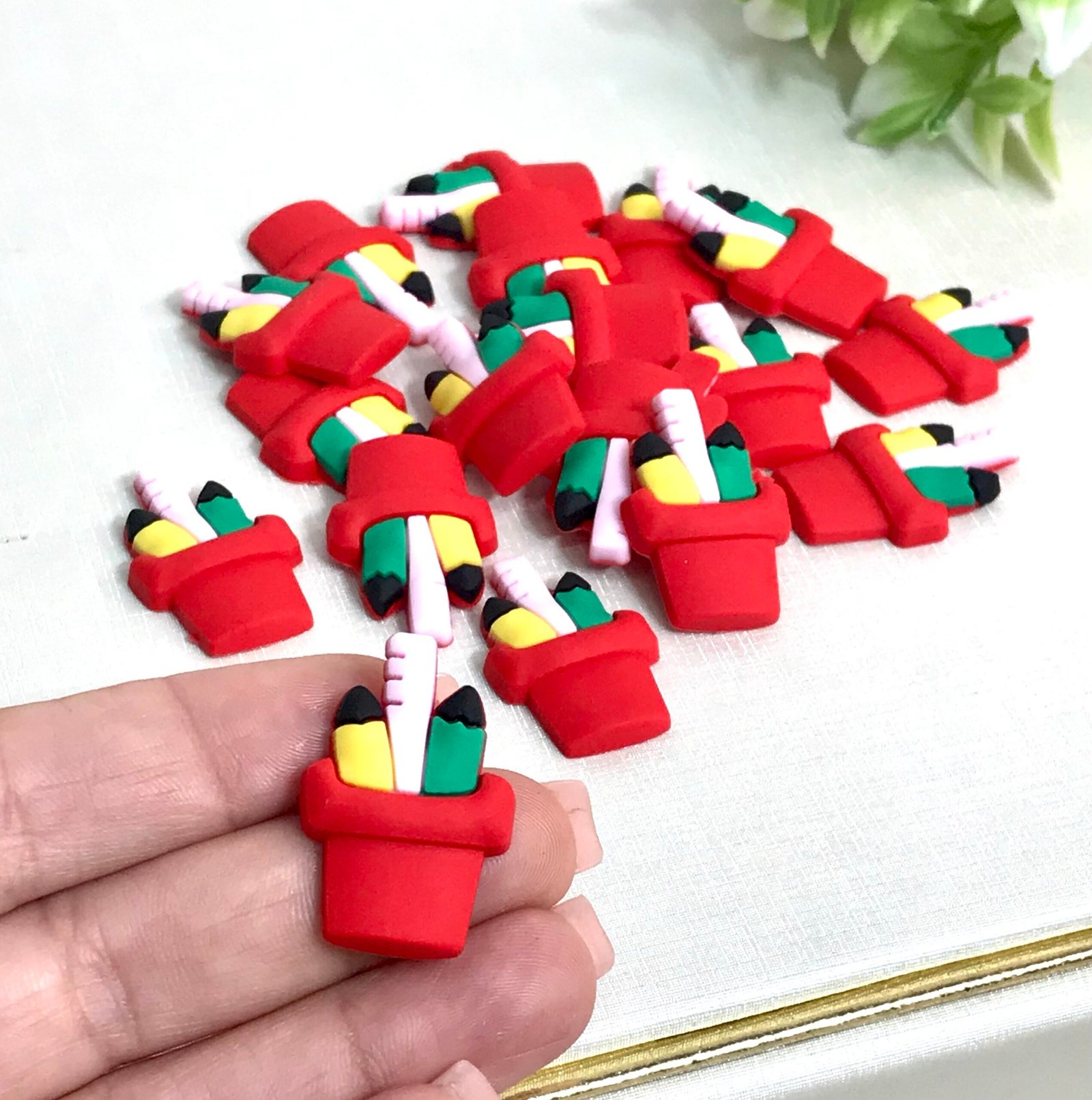 Aplique Emborrachado -Escolar -04unid