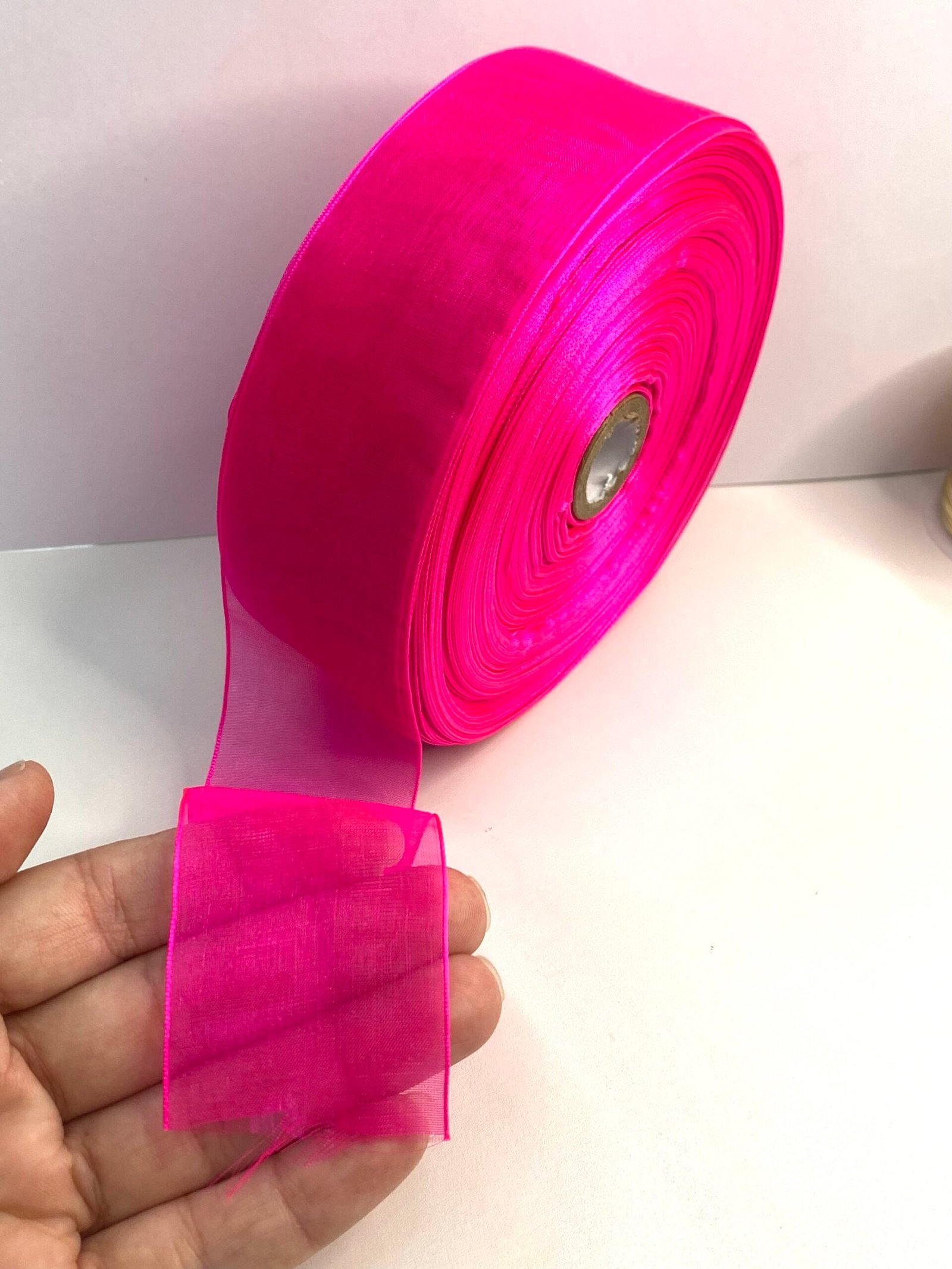 Fita organza sanding -38mm -05mtrs