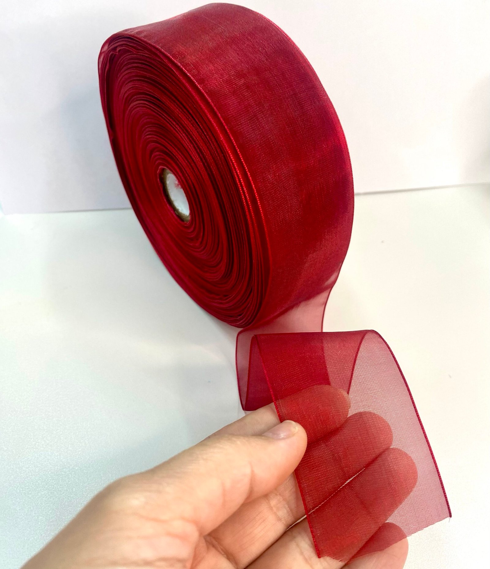 Fita organza sanding -38mm-05mtrs
