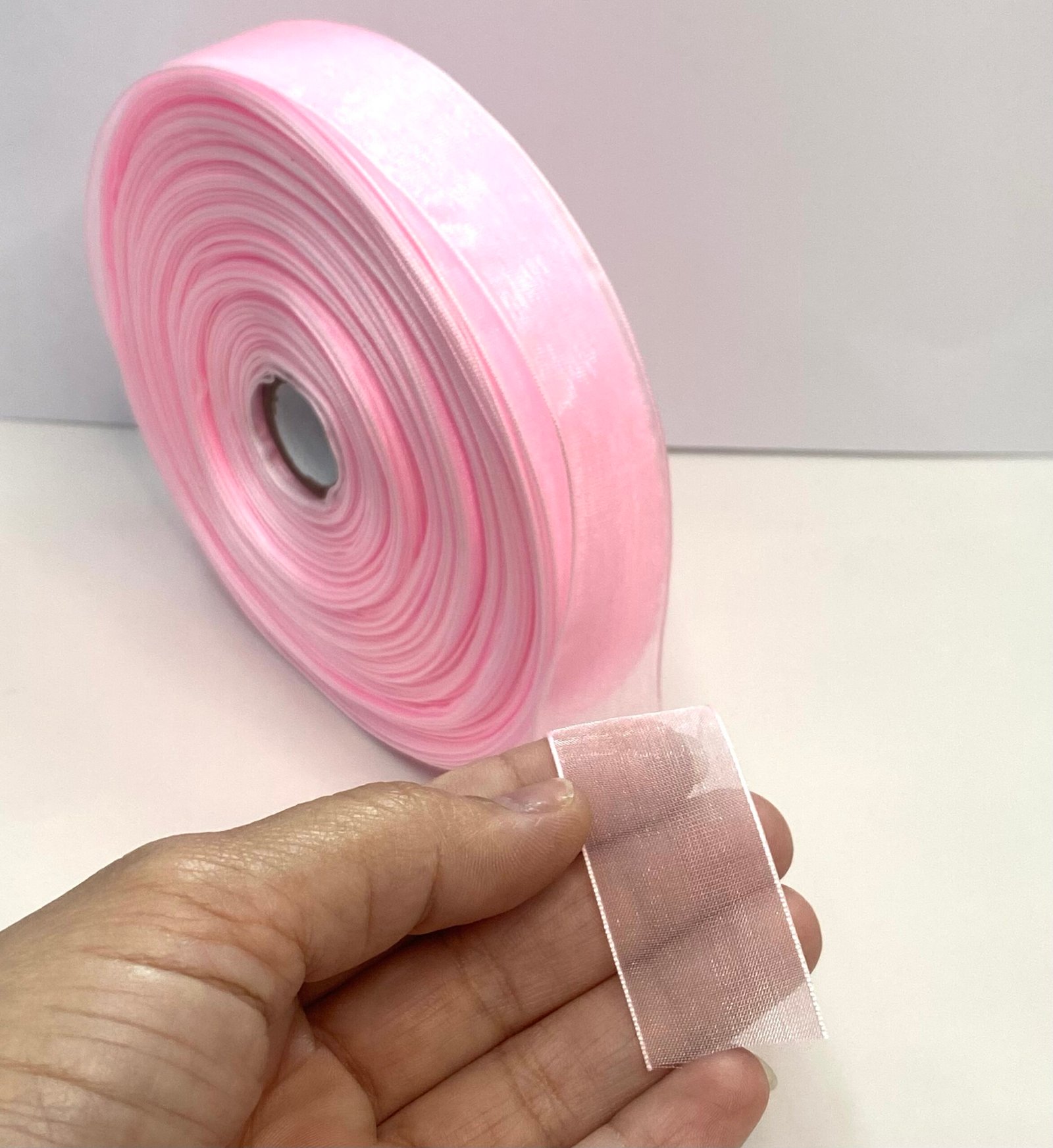 Fita organza sanding - 22mm -05mtrs