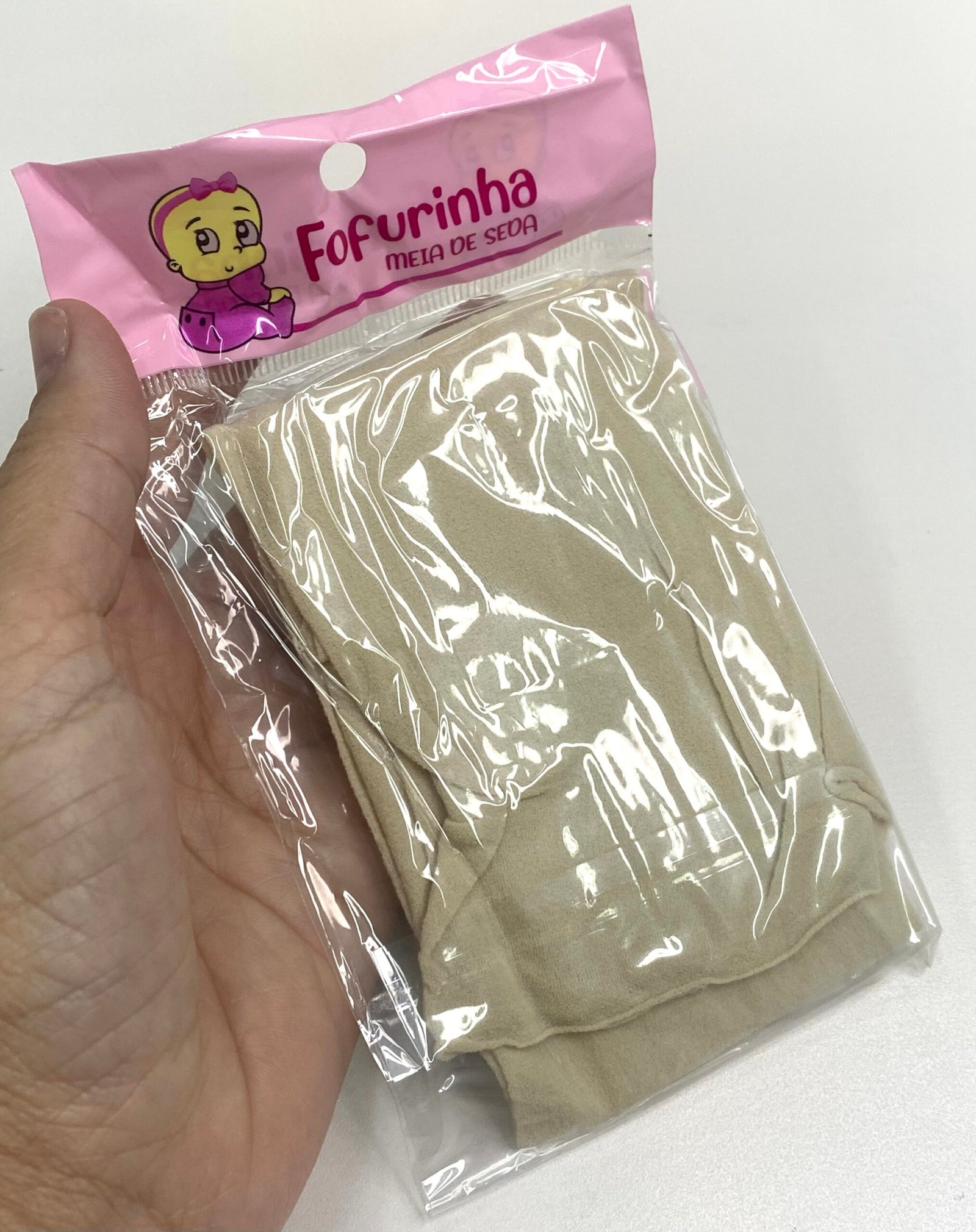 Meia Seda Fofurinha - 01unid